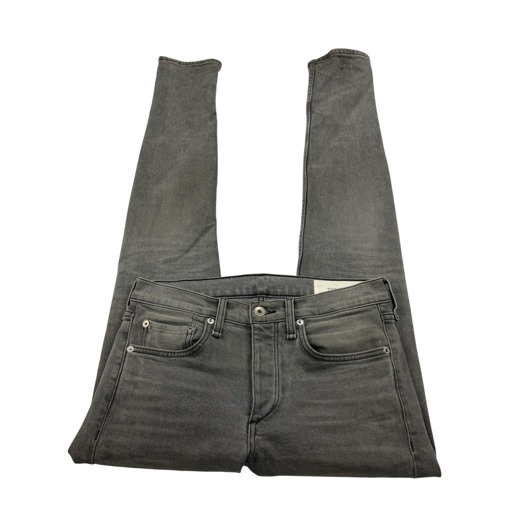 Rag & Bone Fit 1 Extra Slim Mens Jeans 29x32 Greyson Grey MED19F1224I6GR US Made